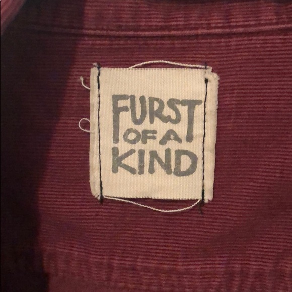 LF Furst of a Kind Maroon cropped corduroy - Picture 7 of 8